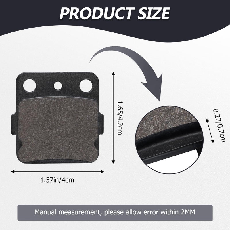Cyleto rancher 420 Front Brake Pads for 2007-2015 Honda TRX 420 Fourtrax Rancher / 1999 2000 TRX400 Fourtrax / 2001-2008 TRX400 Sportrax ATV FA84 - Image 3